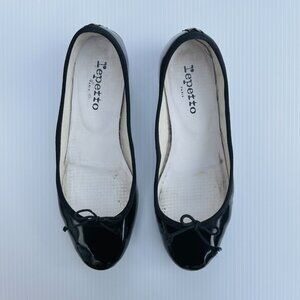 Repetto Camille Patent Leather Heels "Noir" Black - Size 37 EU/6 US